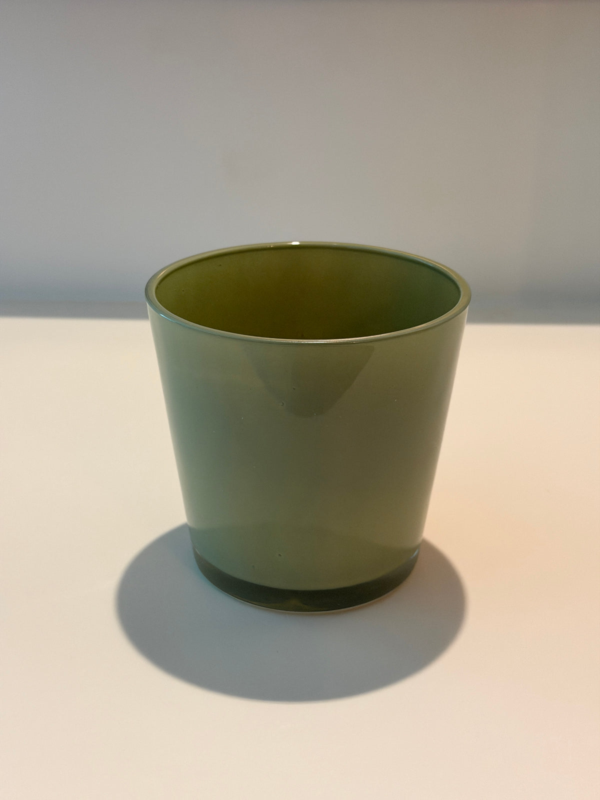 5" Sage Green Premium Glass