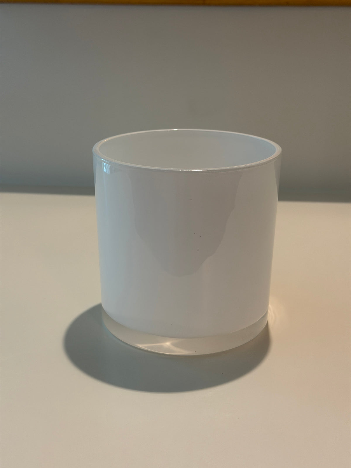 5" Premium White Glass